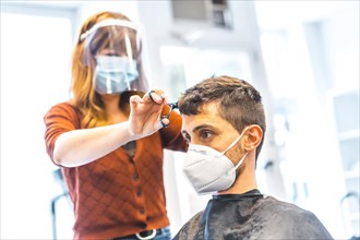 Opening of hairdressing salons after the coronavirus pandemic