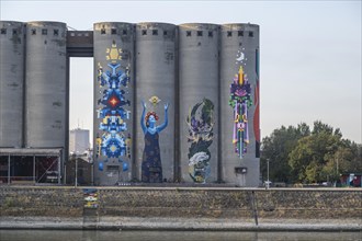 Graffiti on industrial buildings