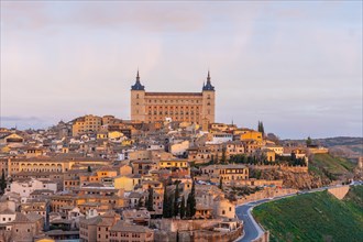 Early hours of the medieval city of Toledo in Castilla La Mancha