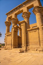 Temple of Philae with its beautiful columns