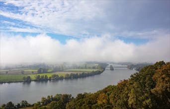 Morning fog on the Danube near Regensburg