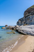 The beautiful Enmedio beach in Cabo de Gata on a beautiful summer day