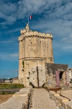Saint Nicolas Tower of La Rochelle. Coastal town in southwestern France