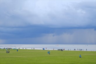 Dark clouds over the North Sea