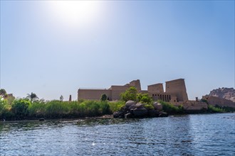 The Temple of Philae with its beautiful columns