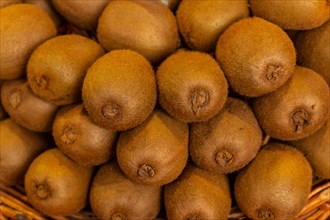 Kiwi fruit at the Farmers Market in the Madeira city of Funchal. Portugal