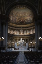 Interior view of the choir room