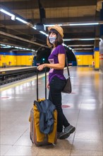 Tourist travel by metro in the coronavirus pandemic