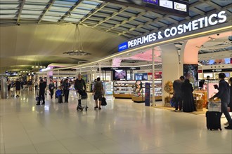 Duty Free Shop for perfumes and cosmetics in the security area
