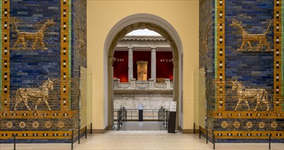 Ishtar Gate of Babylon Pergamon Museum Berlin Germany