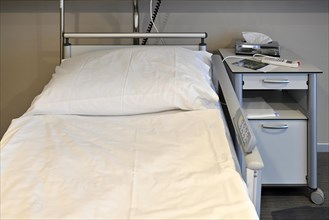 Private room hospital bed