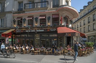 Typical Parisian cafe