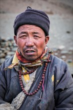 Portrait of a male Changpa nomad