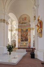 Interior view with painting
