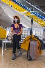 Tourist travel by metro in the coronavirus pandemic