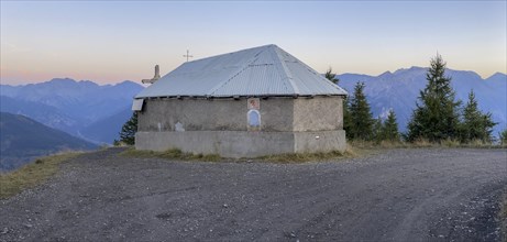 Mountain Chapel at Sunrise