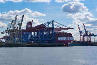 Crane facilities in the Port of Hamburg