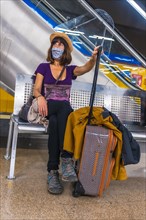 Tourist travel by metro in the coronavirus pandemic
