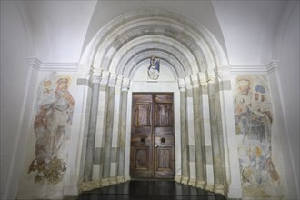 Entrance portal to the church