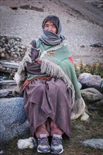 Female Changpa nomad