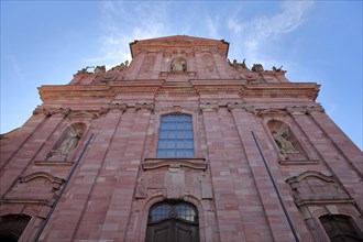 Baroque Jesuit Church with view upwards