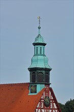 Tower helmet of the historic town hall built in 1601