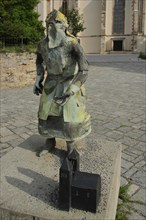 Sculpture of the medieval knight