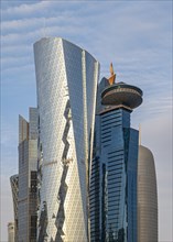 Al Bidda Tower and World Trade Center building