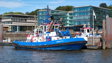 Tugboat in the Port of Hamburg