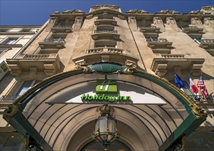 Entrance from the Holiday Inn Hotel in a Historic Palais