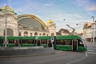 Main station tram building