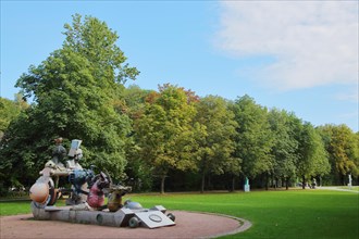 Sculpture Chariot Montreal by Juergen Goertz 1989