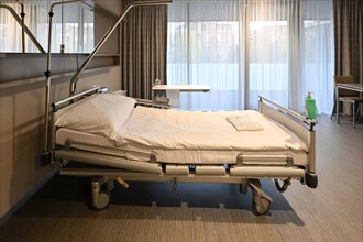 Private room hospital bed