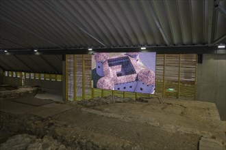 Video installation in Burgus Oberranna Roman Stanacum