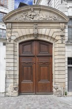 Decorative entrance portal of the Hotel de Laffemas