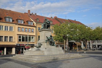 Friedrich Rueckert Monument with Sculptures