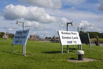 Emden Port sign