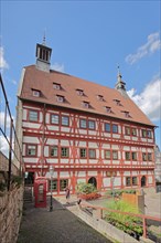 Historic town hall with town wall