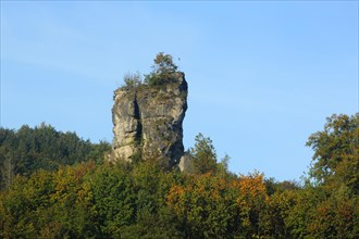Rock formation near Tuechersfeld