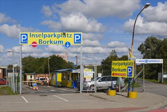 Borkum island car park
