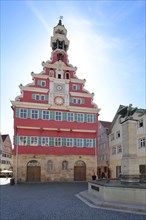 Old town hall built 1420 with tail gable