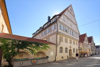 Historic Pfruendnerhaus and Hirschbrunnen