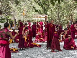 Monk discussion at Sera Monastery
