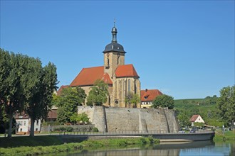 Romanesque Regiswindis Church on the Neckar