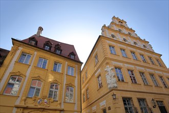 Baroque Old Ebracher Court with tail gable and building