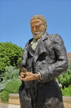 Sculpture and monument to French writer Victor Hugo by Ousmane Sow
