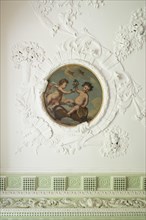 Stucco ceiling and paintings