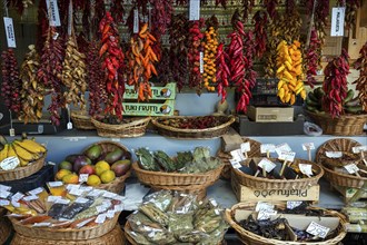 Stall with exotic fruits