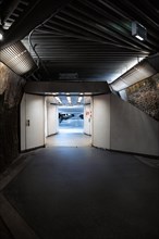 Historic Moenchsberg tunnel to underground car park