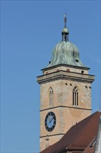 Church tower of St. Laurentius Stadtkirche built 15th century